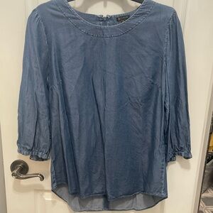Ann Taylor top size 12 blue top